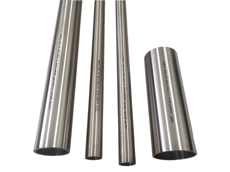 Tub d'aliatge de titani sense soldadura ASTM B338 TA18
